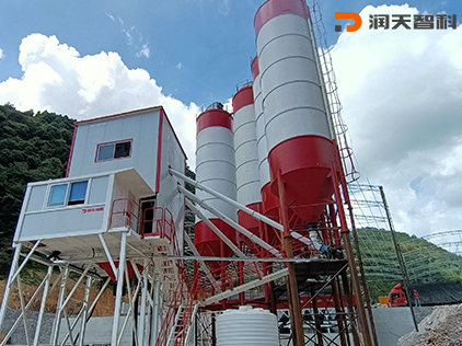 HZS90 Concrete Mixing Station(Longli, Guizhou)
